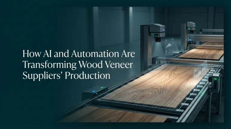 How AI and Automation Are Transforming Wood Veneer Suppliers’ Production