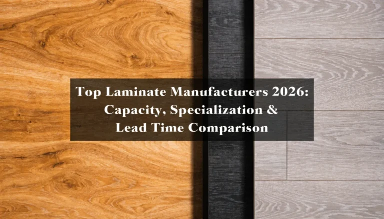 Top Laminate Manufacturers 2026: Capacity, Specialization & Lead Time Comparison