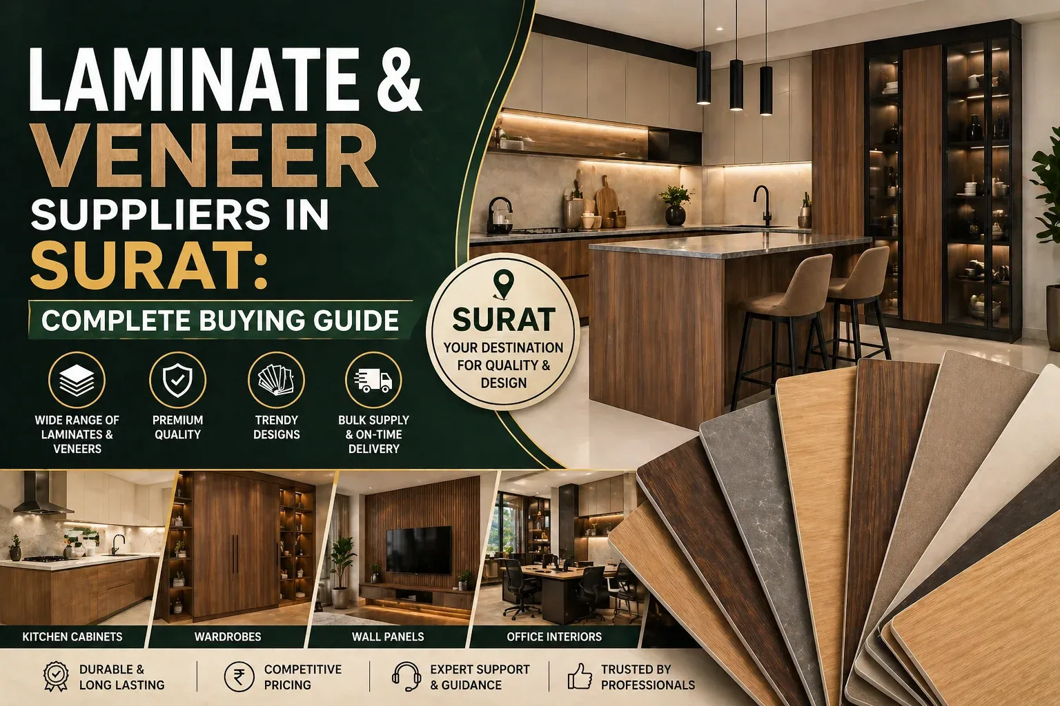 Laminate & Veneer Suppliers in Surat: Complete Buying Guide