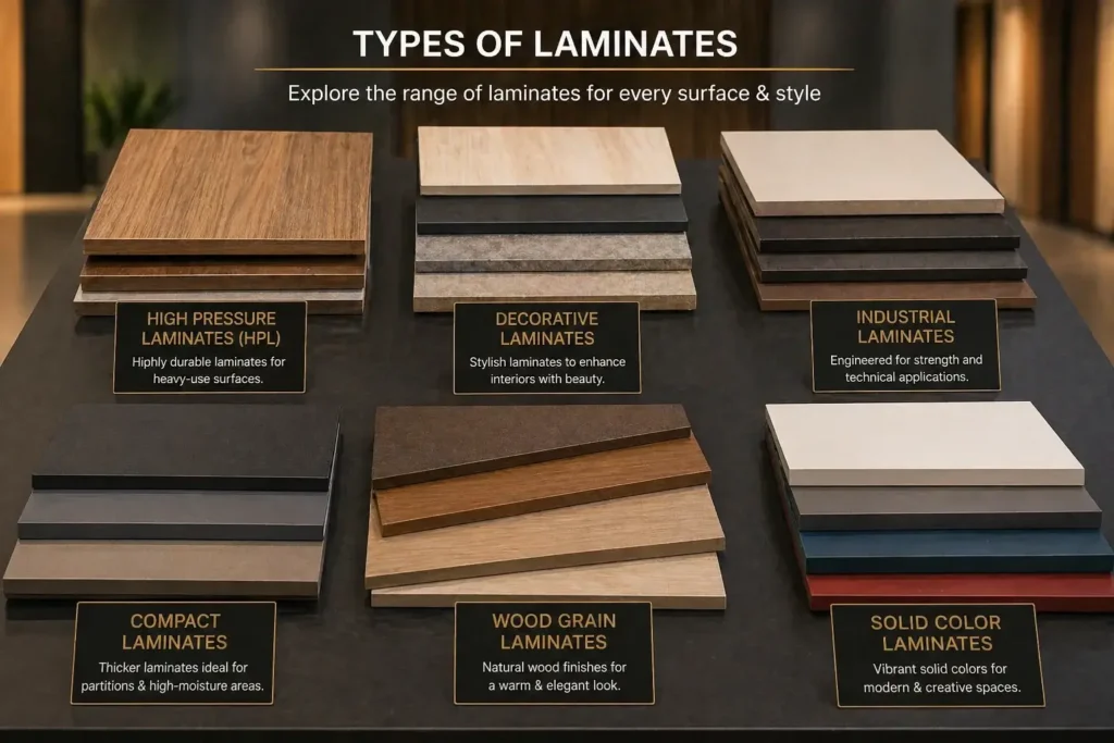 types of laminates