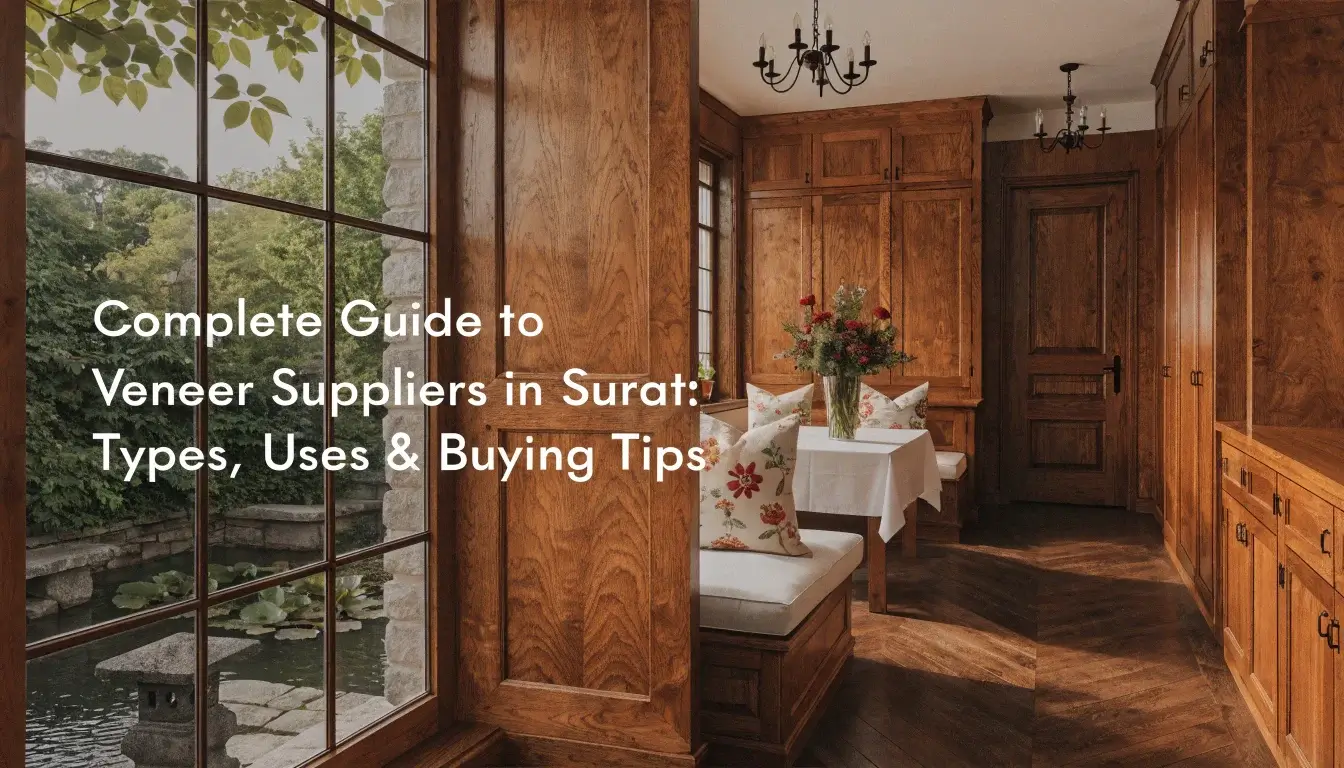 Complete Guide to Veneer Suppliers in Surat: Types, Uses & Buying Tips